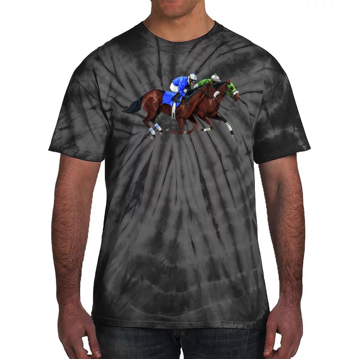 Derby Horse Racing Tie-Dye T-Shirt