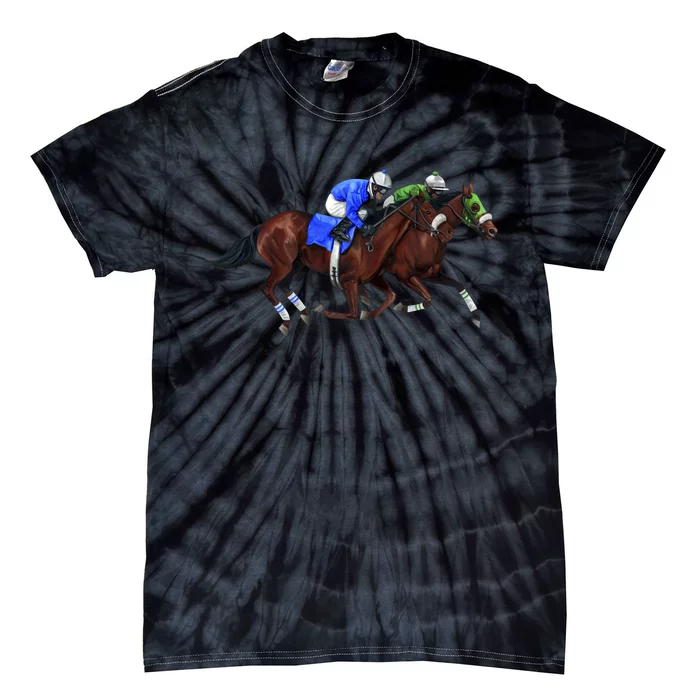 Derby Horse Racing Tie-Dye T-Shirt