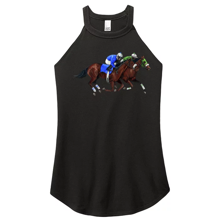 Derby Horse Racing Women’s Perfect Tri Rocker Tank