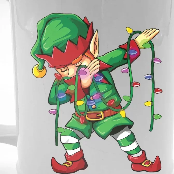 Dabbing Elf Shirts Costume Christmas Squad Front & Back Beer Stein