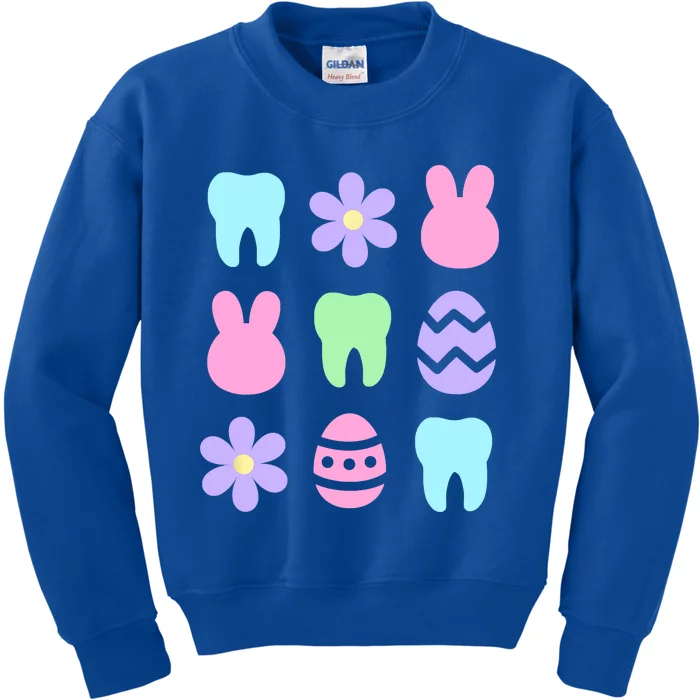 Dental Easter Spring Kids Sweatshirt