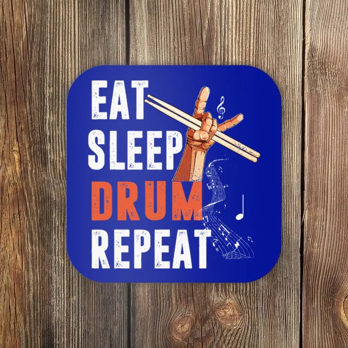 Drummer Eat Sleep Drum Repeat Drum Kit Musician Gifts Coaster