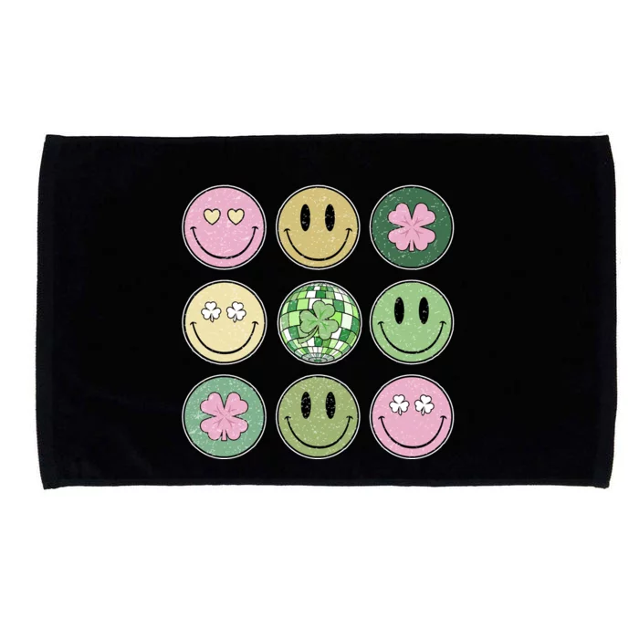 Disco Emoji St Patrick Day Cute Microfiber Hand Towel