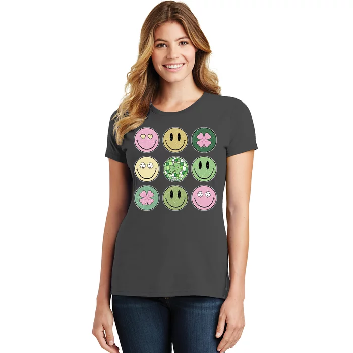 Disco Emoji St Patrick Day Cute Women's T-Shirt