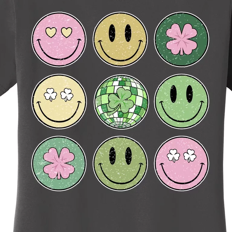 Disco Emoji St Patrick Day Cute Women's T-Shirt