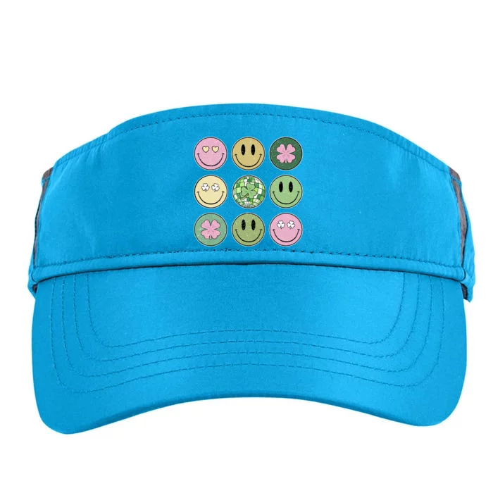 Disco Emoji St Patrick Day Cute Adult Drive Performance Visor