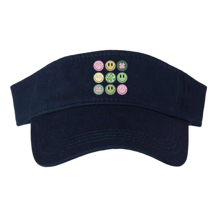 Disco Emoji St Patrick Day Cute Valucap Bio-Washed Visor