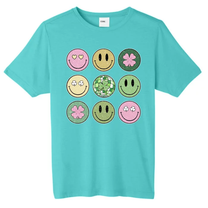 Disco Emoji St Patrick Day Cute ChromaSoft Performance T-Shirt