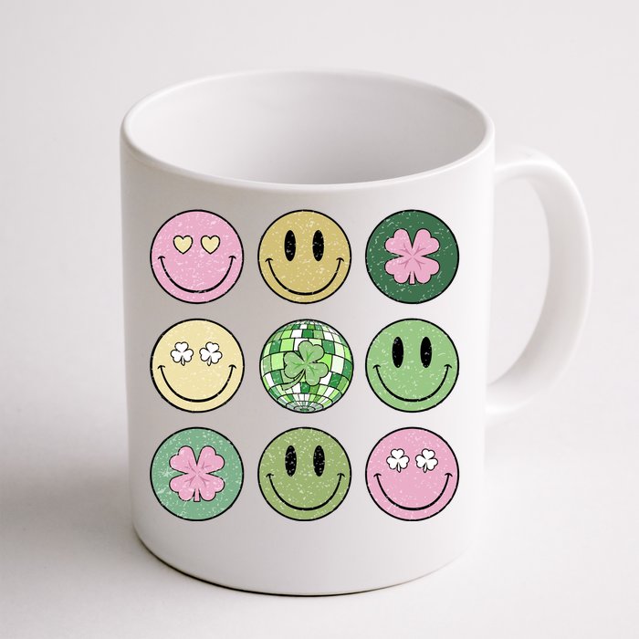 Disco Emoji St Patrick Day Cute Front & Back Coffee Mug