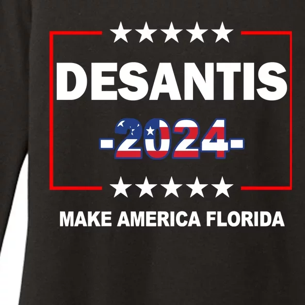 Desaints Make America Florida Womens CVC Long Sleeve Shirt