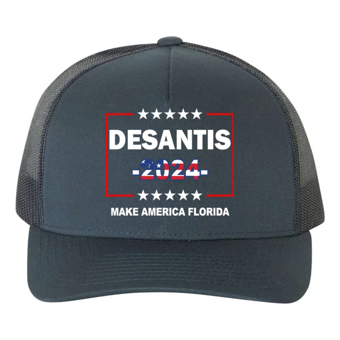 Desaints Make America Florida Yupoong Adult 5-Panel Trucker Hat