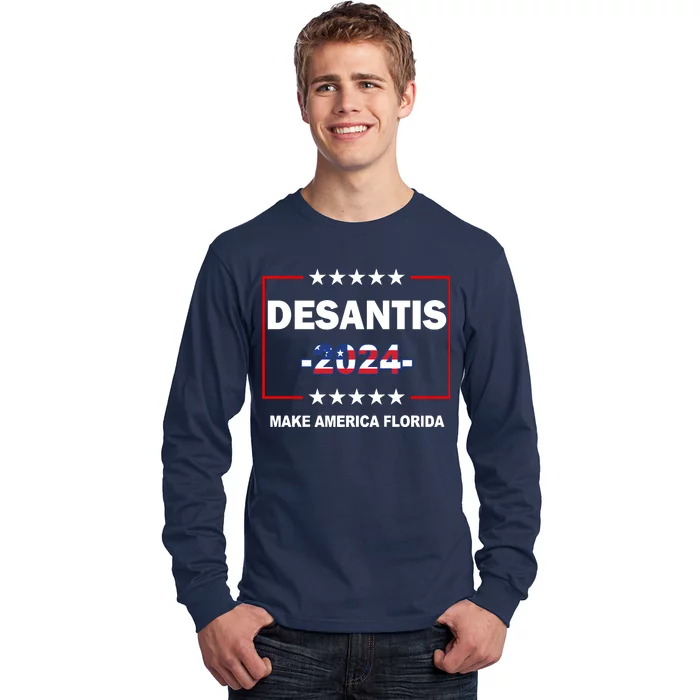 Desaints Make America Florida Long Sleeve Shirt