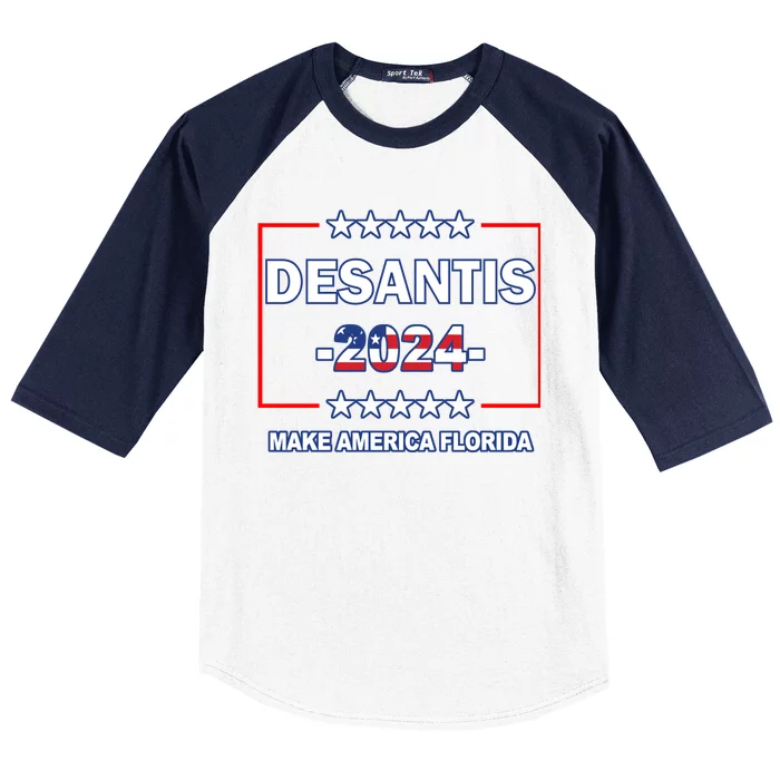 Desaints Make America Florida Baseball Sleeve Shirt