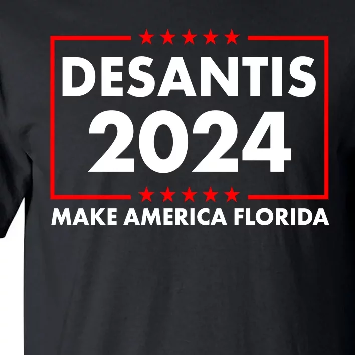 Desantis 2024 Make America Florida Election Logo Tall T-Shirt