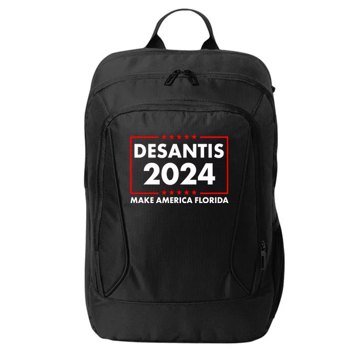 Desantis 2024 Make America Florida Election Logo City Backpack