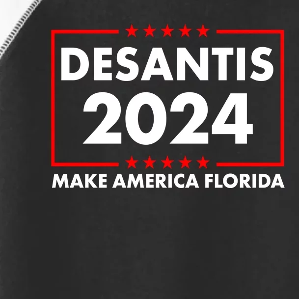 Desantis 2024 Make America Florida Election Logo Toddler Fine Jersey T-Shirt