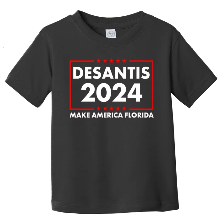 Desantis 2024 Make America Florida Election Logo Toddler T-Shirt