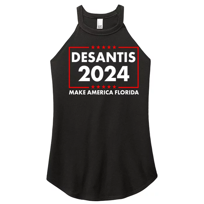 Desantis 2024 Make America Florida Election Logo Women’s Perfect Tri Rocker Tank