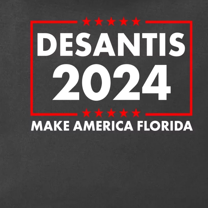 Desantis 2024 Make America Florida Election Logo Zip Tote Bag