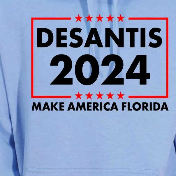 Desantis 2024 Make America Florida Election Logo Unisex Surf Hoodie