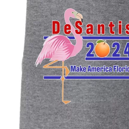 DeSantis 2024 Make America Florida Flamingo Doggie 3-End Fleece Hoodie