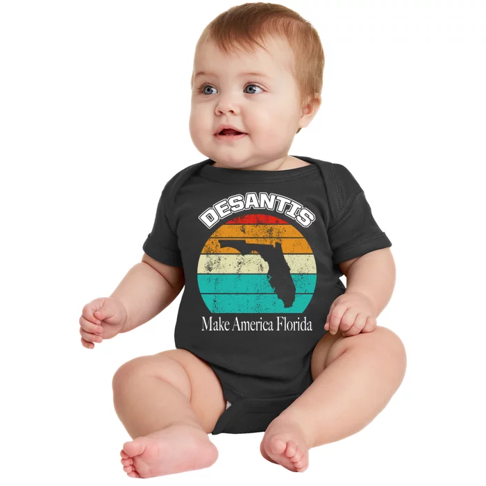 Desantis Make America Florida Again Vintage Baby Bodysuit