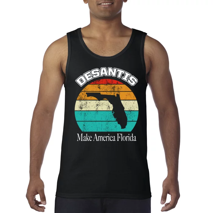 Desantis Make America Florida Again Vintage Tank Top