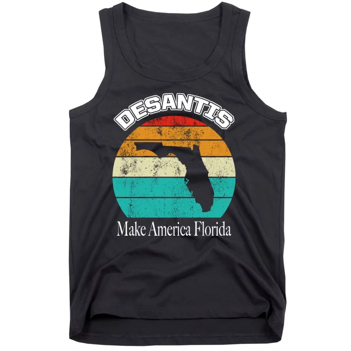 Desantis Make America Florida Again Vintage Tank Top