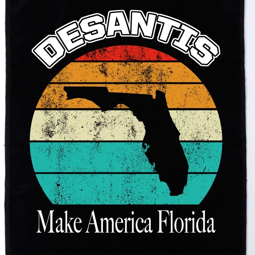 Desantis Make America Florida Again Vintage Platinum Collection Golf Towel