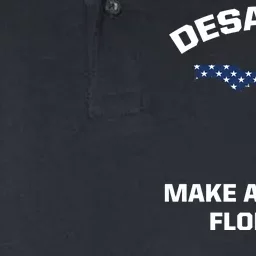 Desantis Make America Florida USA Softstyle Adult Sport Polo