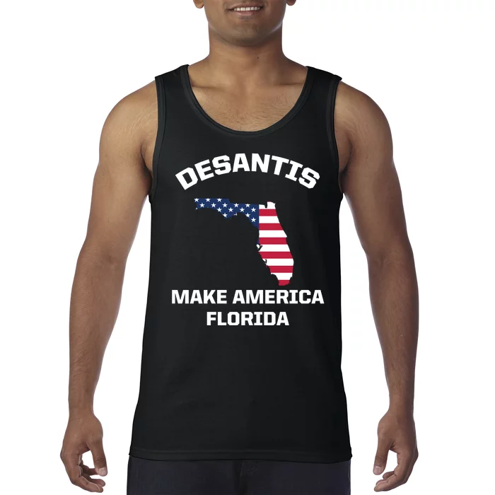 Desantis Make America Florida USA Tank Top