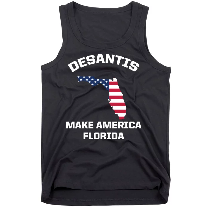 Desantis Make America Florida USA Tank Top