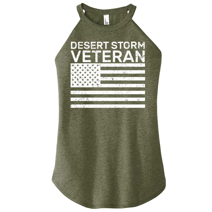 Desert Storm Veteran Women’s Perfect Tri Rocker Tank