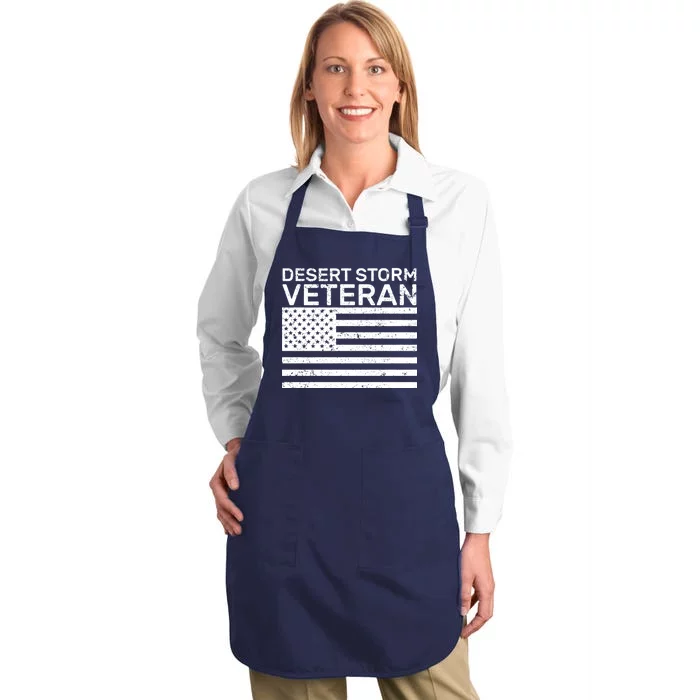 Desert Storm Veteran Full-Length Apron With Pocket