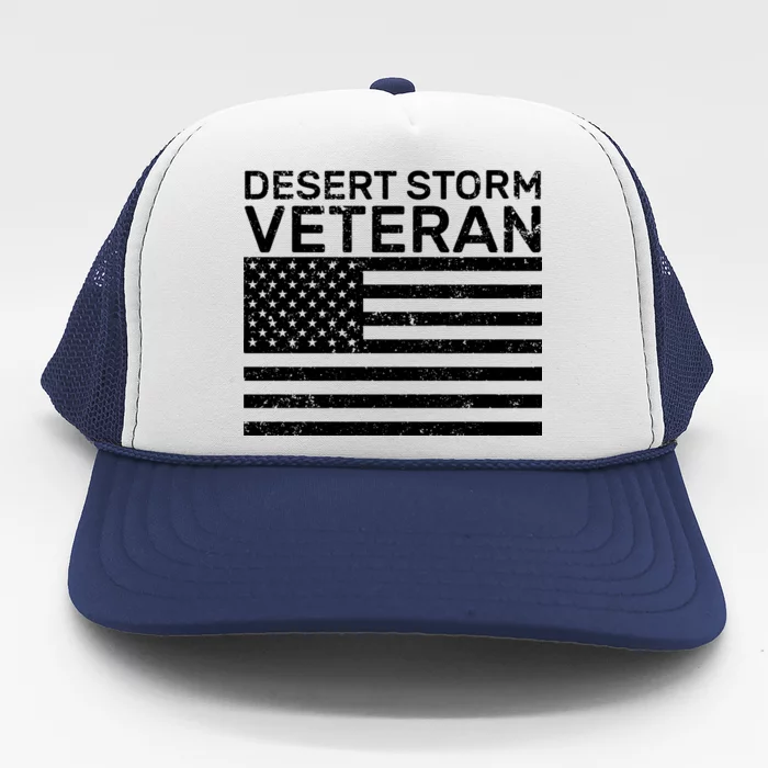 Desert Storm Veteran Trucker Hat