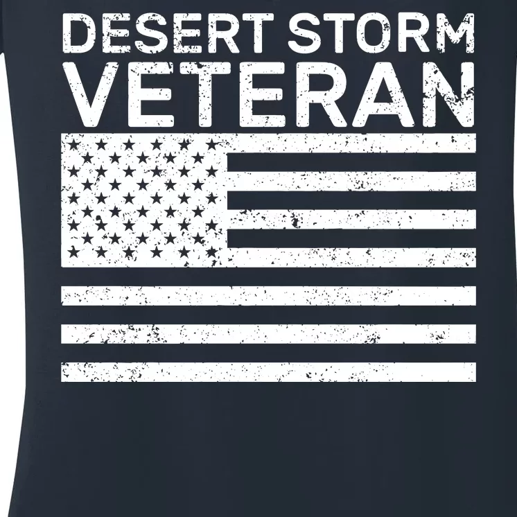 Desert Storm Veteran Women's V-Neck T-Shirt