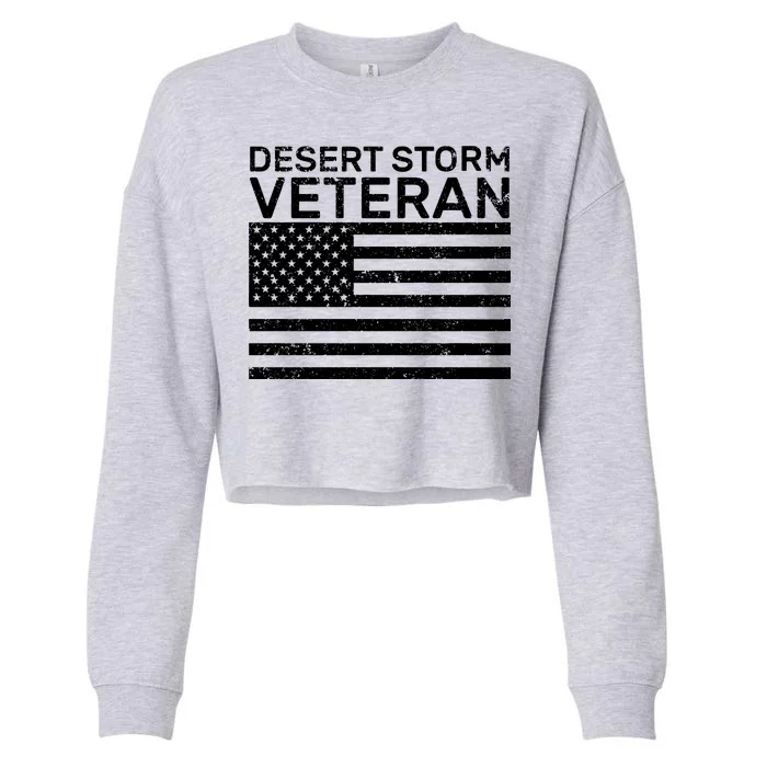 Desert Storm Veteran Cropped Pullover Crew