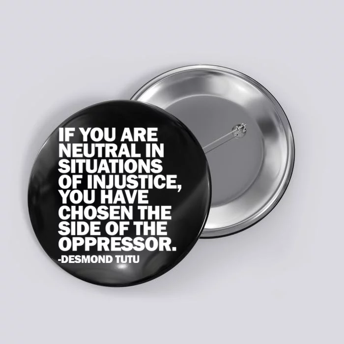 Desmond Tutu Justice Quote Button