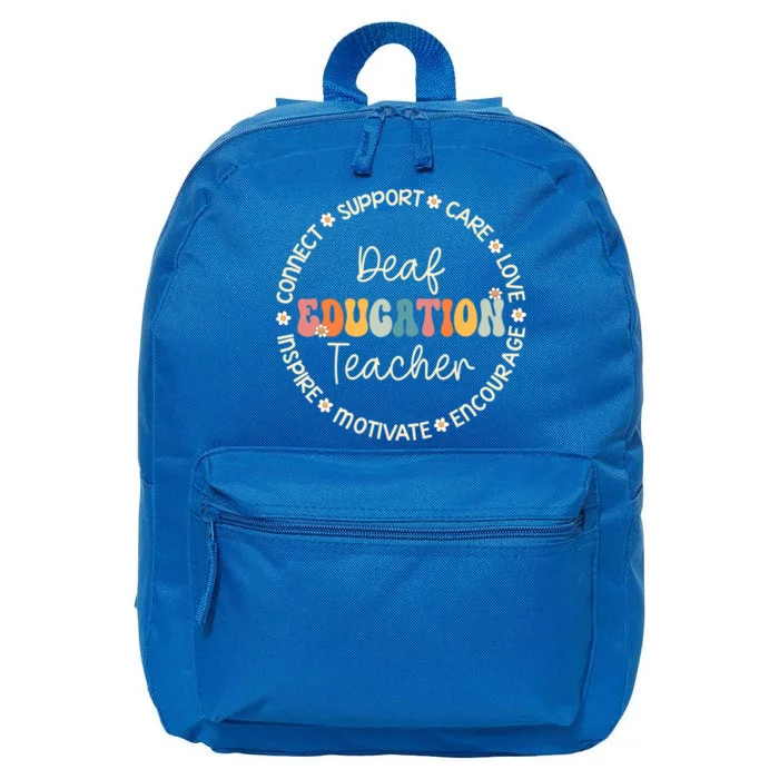 Deaf Education Teacher Appreciation Week Back To School Gift 16 in Basic Backpack