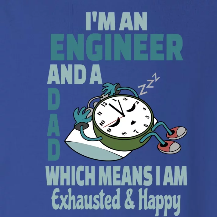 Dad Engineer Tired Busy Exhausted Saying Cute Gift Toddler Long Sleeve Shirt