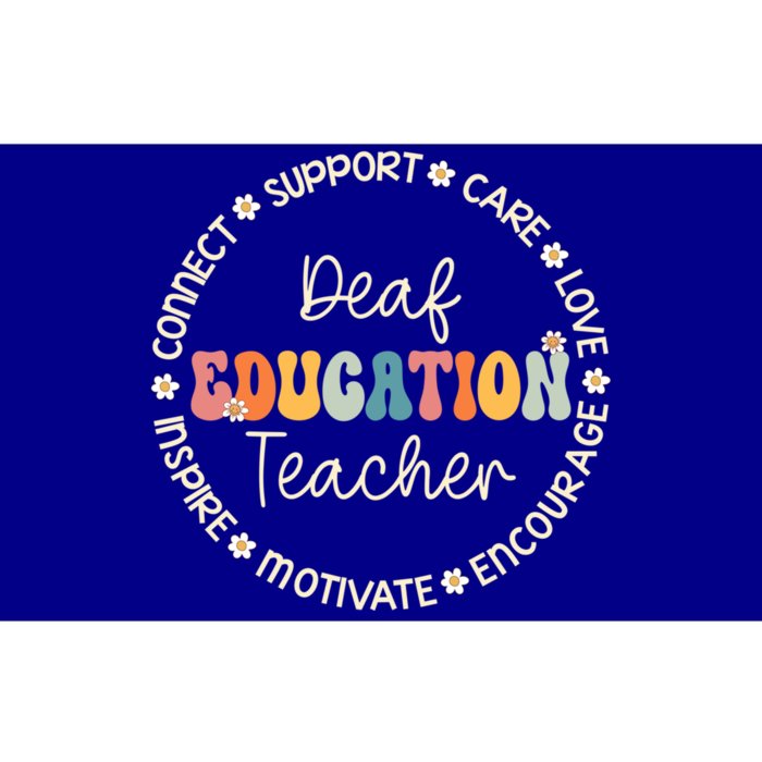 Deaf Education Teacher Appreciation Week Back To School Gift Bumper Sticker