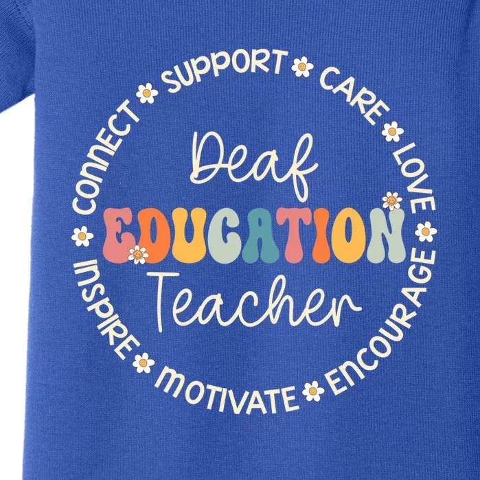 Deaf Education Teacher Appreciation Week Back To School Gift Baby Bodysuit