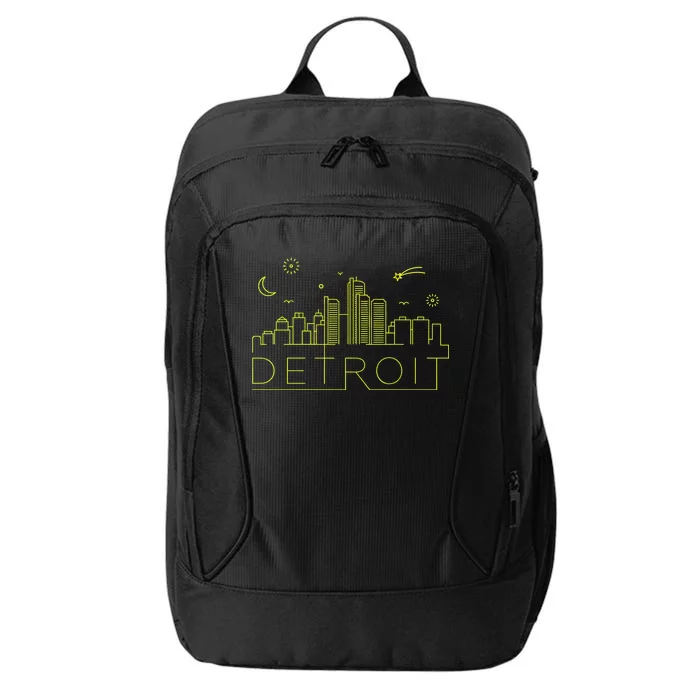 Detroit City Silhouette City Backpack