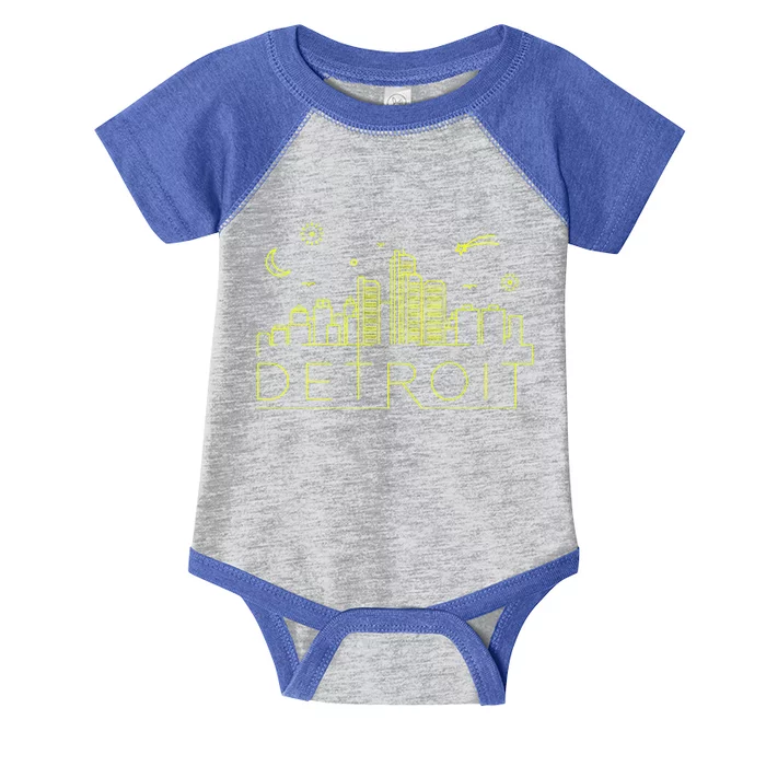 Detroit City Silhouette Infant Baby Jersey Bodysuit