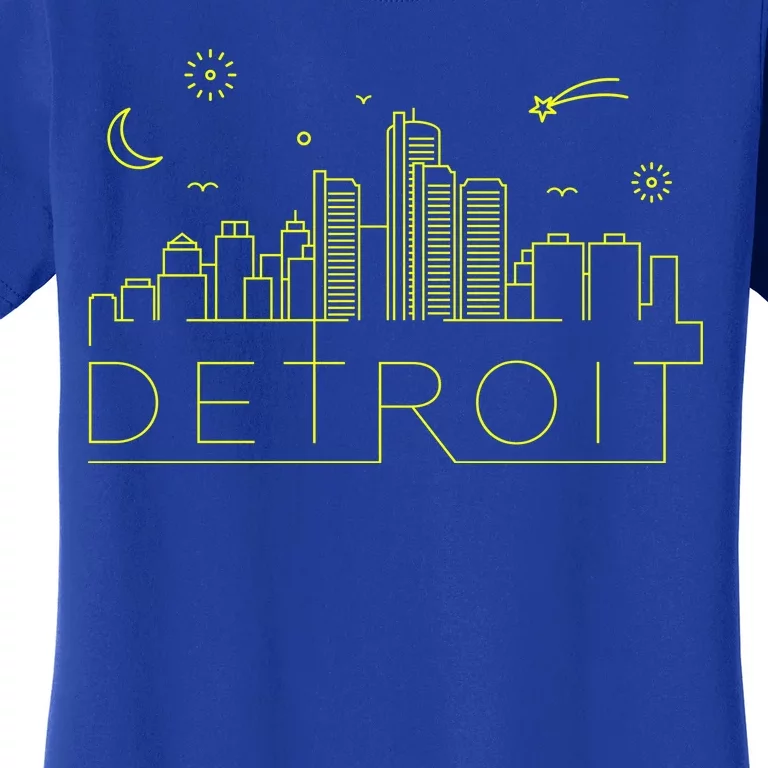 Detroit City Silhouette Women's T-Shirt