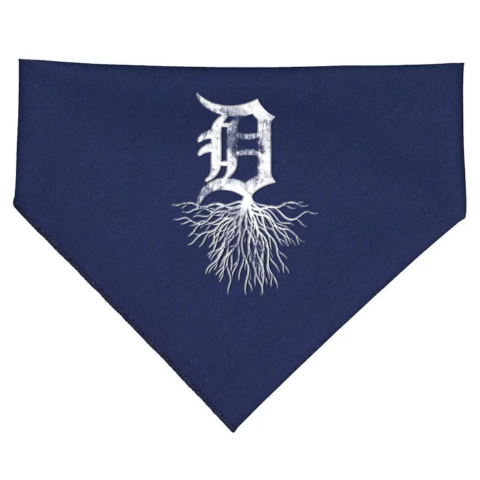 Detroit D Roots Michigan Born Rooted USA-Made Doggie Bandana