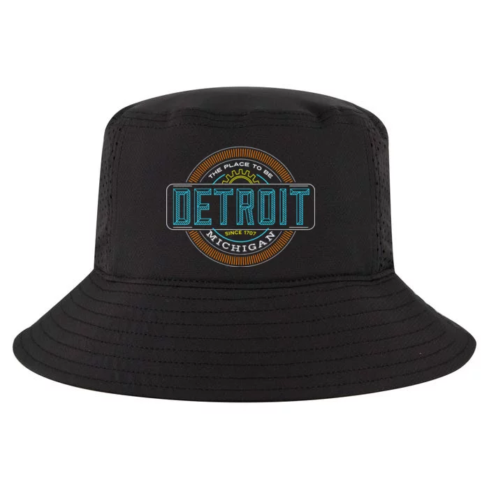 Detroit Emblem Since 1707 Cool Comfort Performance Bucket Hat