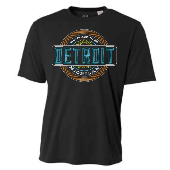 Detroit Emblem Since 1707 Cooling Performance Crew T-Shirt