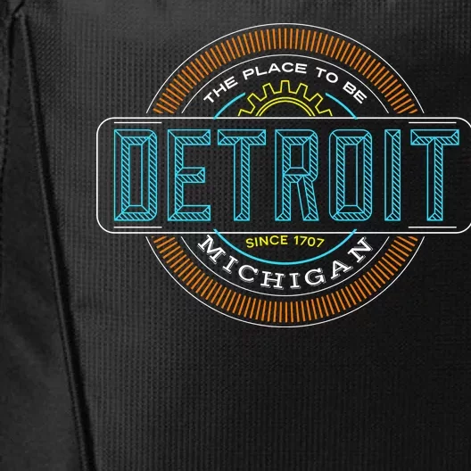 Detroit Emblem Since 1707 City Backpack