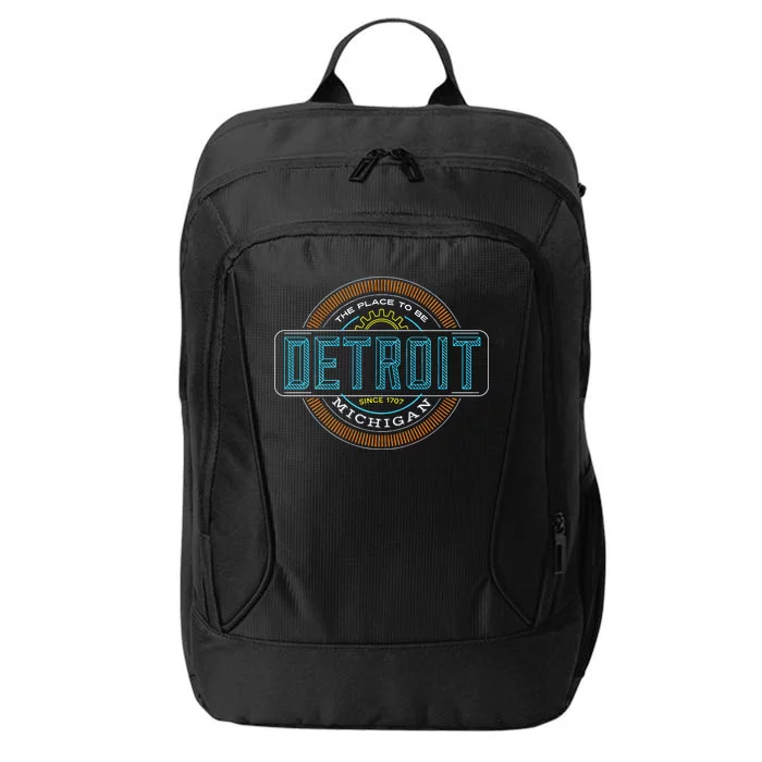 Detroit Emblem Since 1707 City Backpack